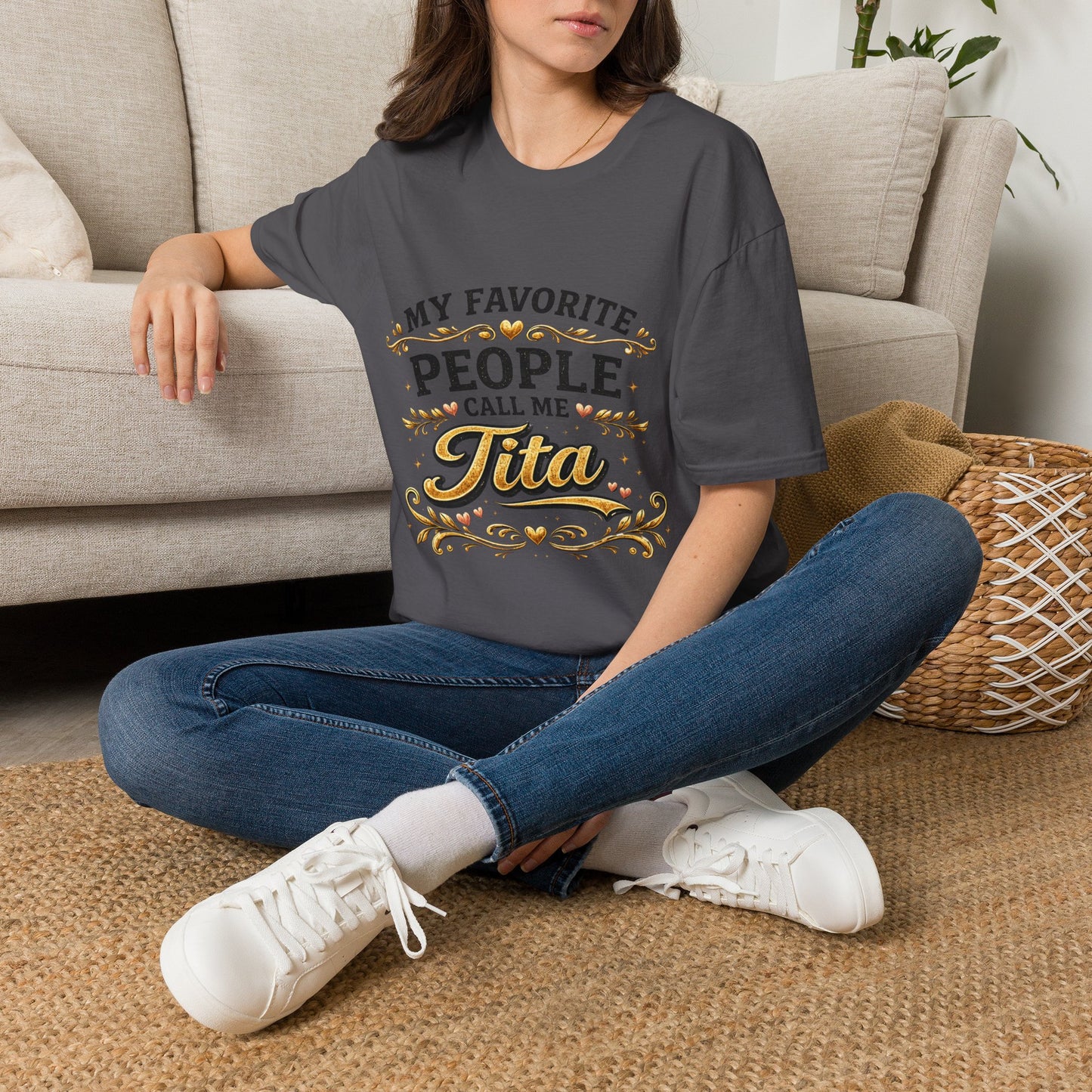 My Favorite People Call Me Tita T-Shirt | Filipino Auntie Shirt, Family Mom Tee