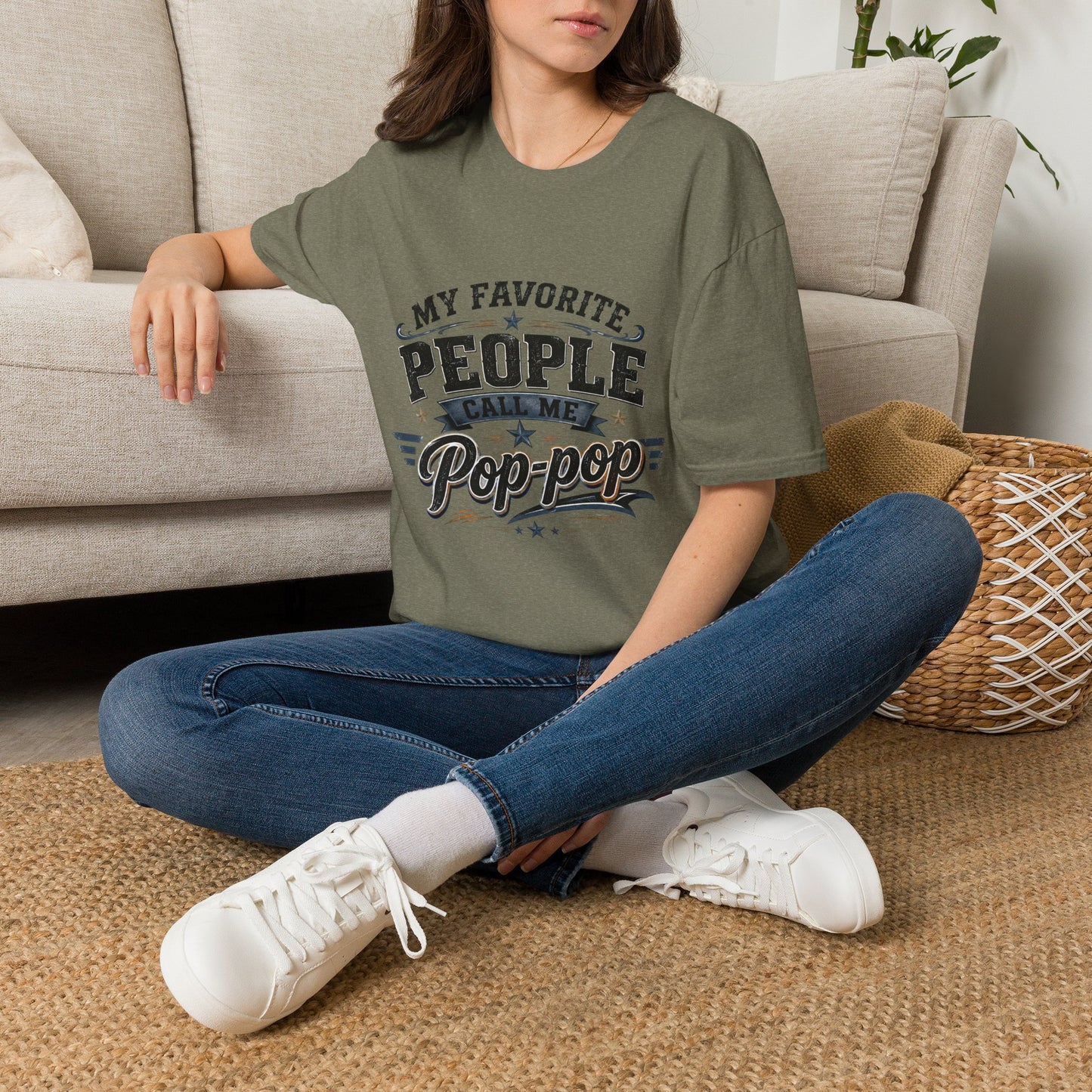 My Favorite People Call Me Pop-pop T-Shirt | Grandparent Tee