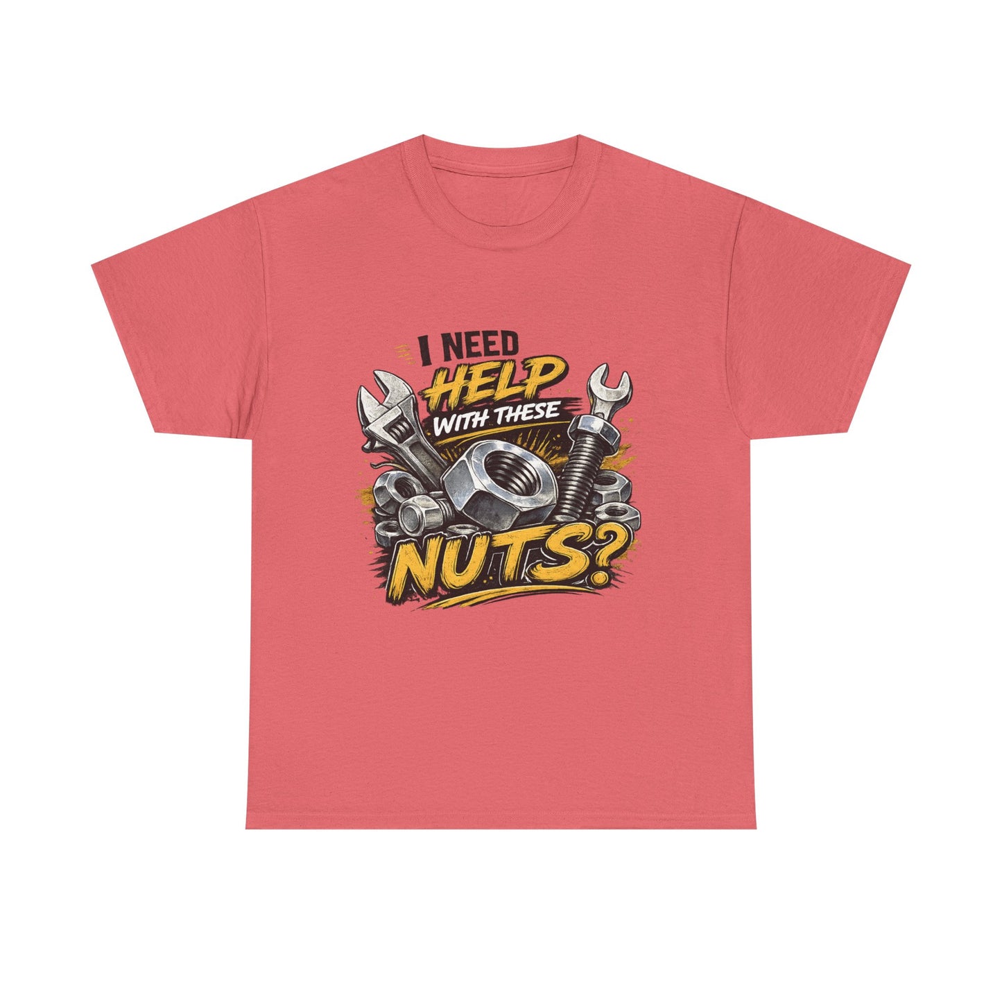 I Need Help With These Nuts Tee | Wrench and Bolt Mechanic Humor