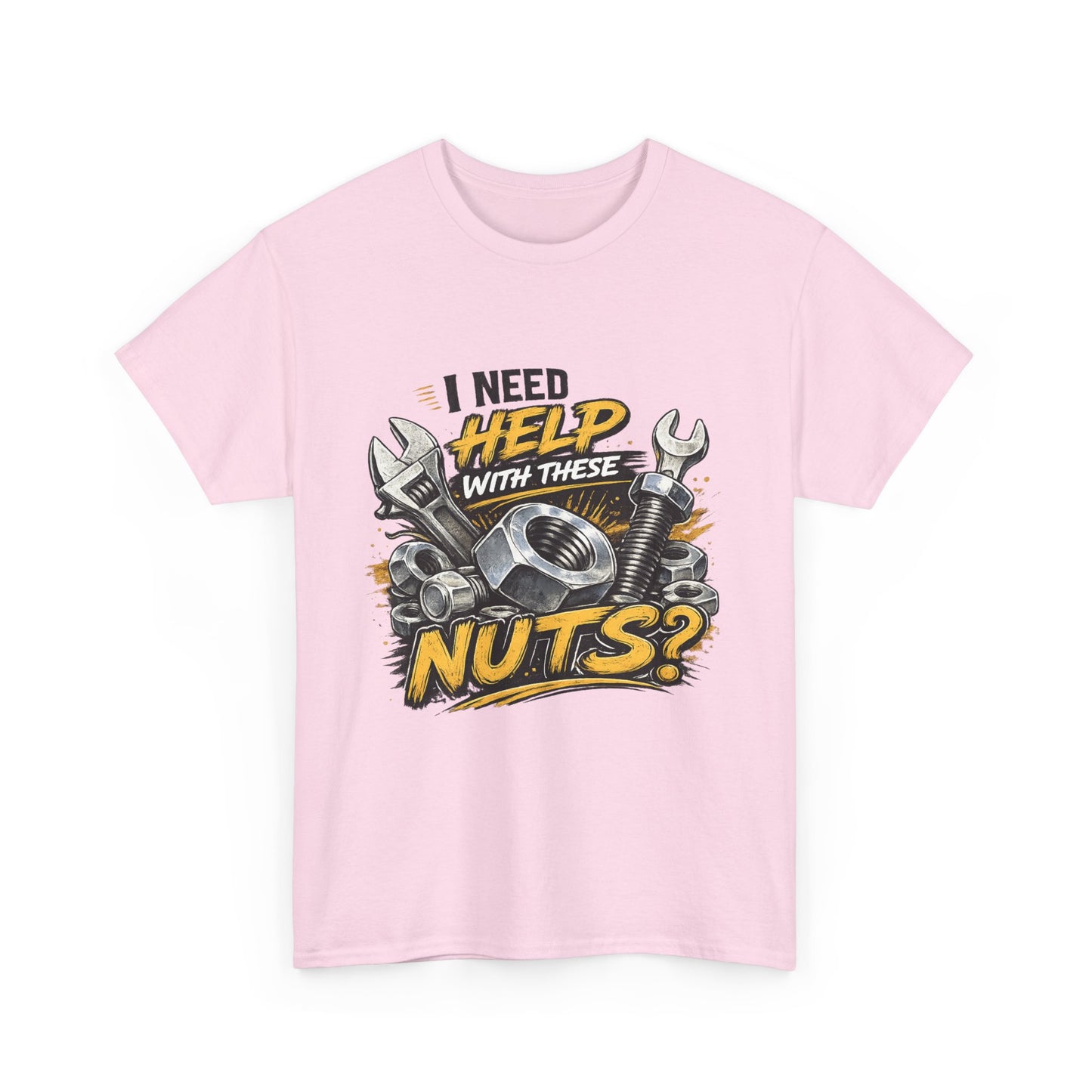 I Need Help With These Nuts Tee | Wrench and Bolt Mechanic Humor