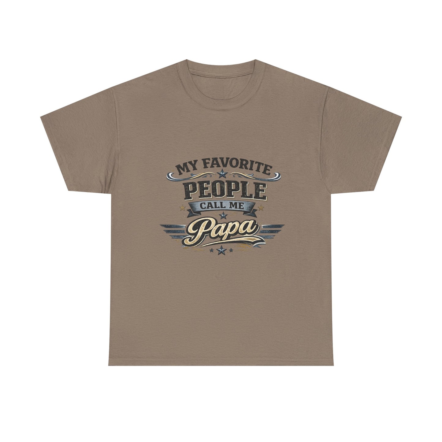 My Favorite People Call Me Papa T-Shirt | Papa Tee, Retro Script Design