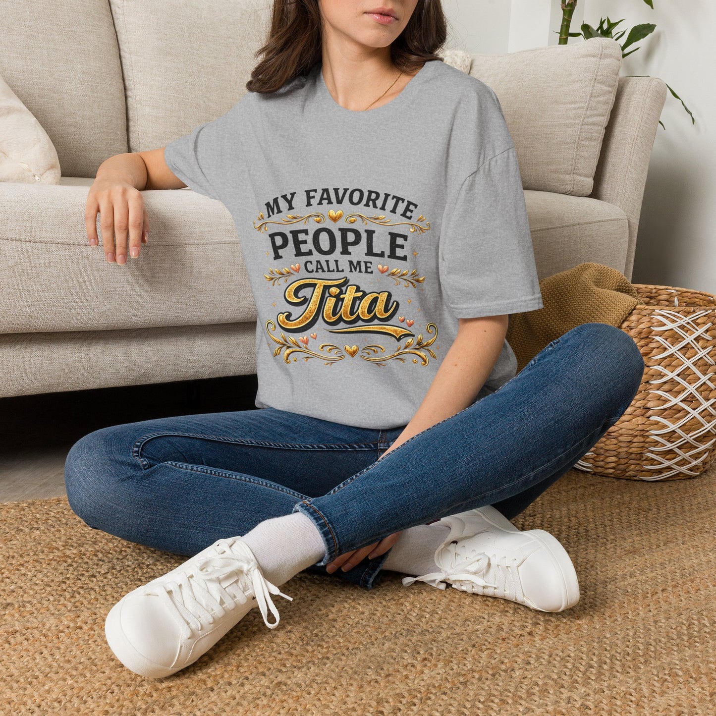 My Favorite People Call Me Tita T-Shirt | Filipino Auntie Shirt, Family Mom Tee