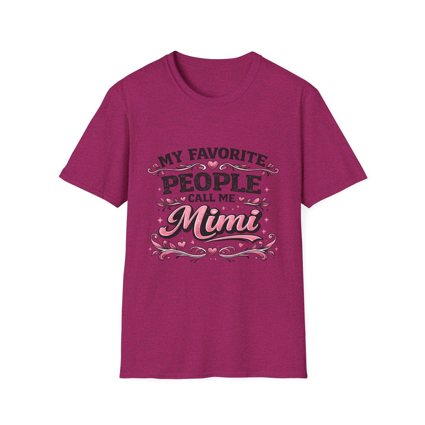 My Favorite People Call Me Mimi T-Shirt | Grandma Mimi Shirt