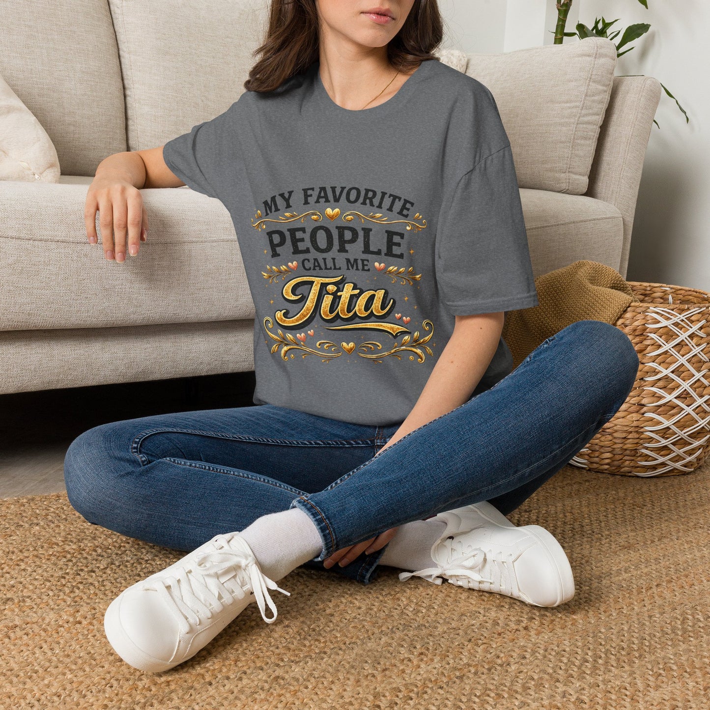 My Favorite People Call Me Tita T-Shirt | Filipino Auntie Shirt, Family Mom Tee