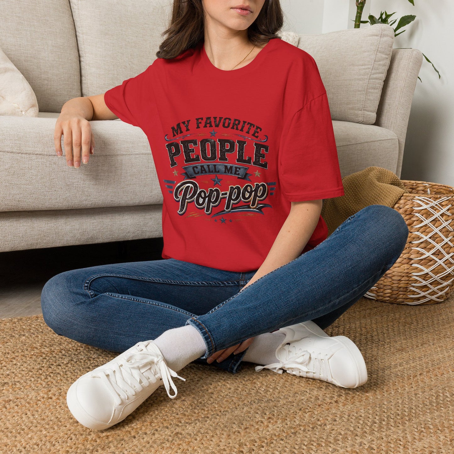 My Favorite People Call Me Pop-pop T-Shirt | Grandparent Tee